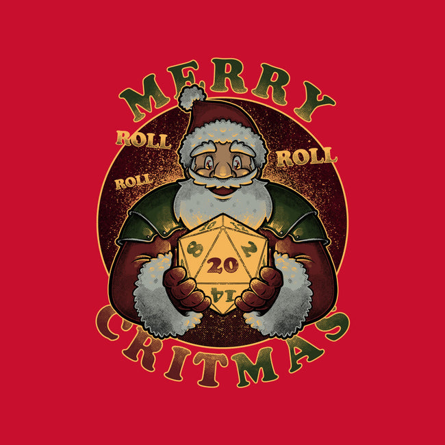 Merry Critmas-none stretched canvas-The Inked Smith