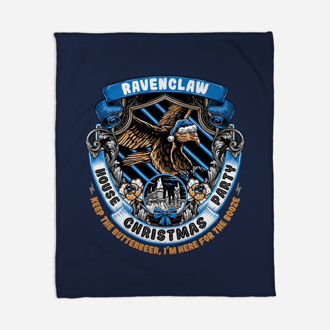 Holidays At The Ravenclaw House-none fleece blanket-glitchygorilla
