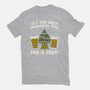 Most Wonderful Time-womens fitted tee-Weird & Punderful