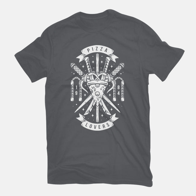 Turtle Pizza Lovers-mens heavyweight tee-Alundrart