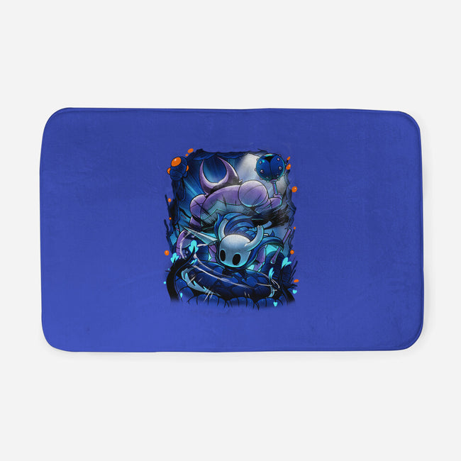 The Knight Of Hallownest-none memory foam bath mat-Bruno Mota