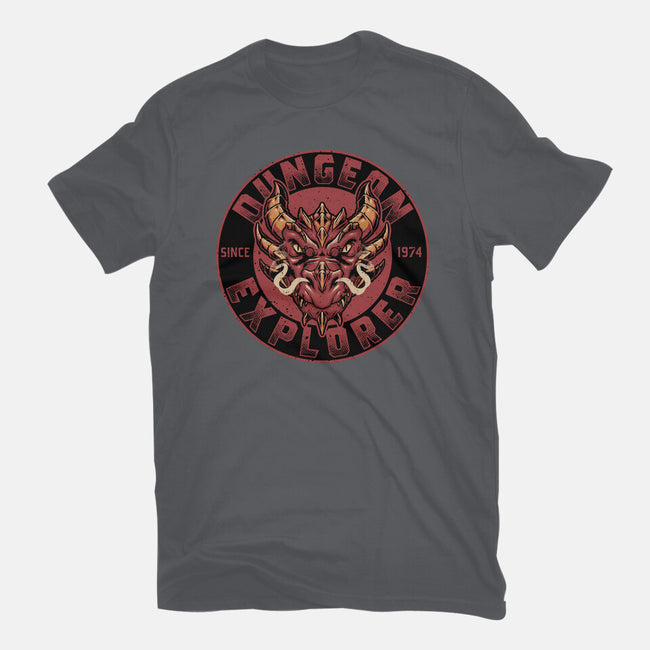 Dungeon Explorer-mens heavyweight tee-The Inked Smith