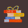 All I Want For Christmas Is Books-none stretched canvas-zawitees