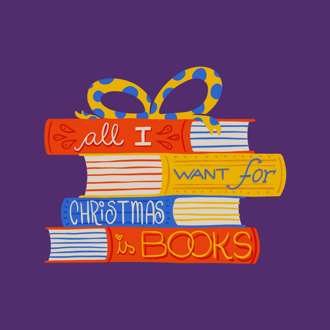 All I Want For Christmas Is Books-womens basic tee-zawitees