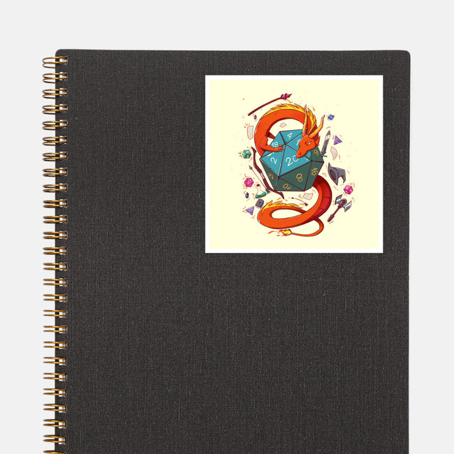 RPG Dragon-none glossy sticker-jacnicolauart