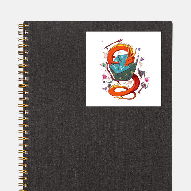 RPG Dragon-none glossy sticker-jacnicolauart