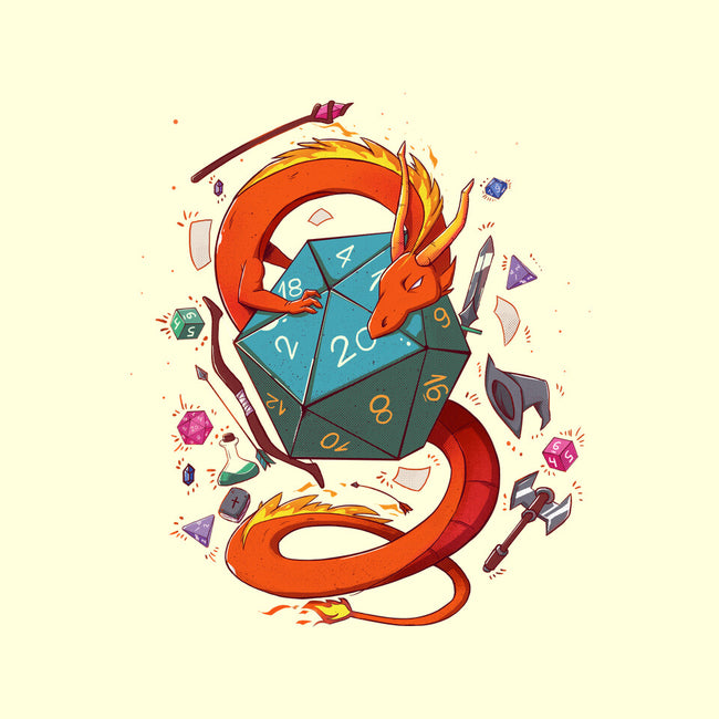 RPG Dragon-none stretched canvas-jacnicolauart