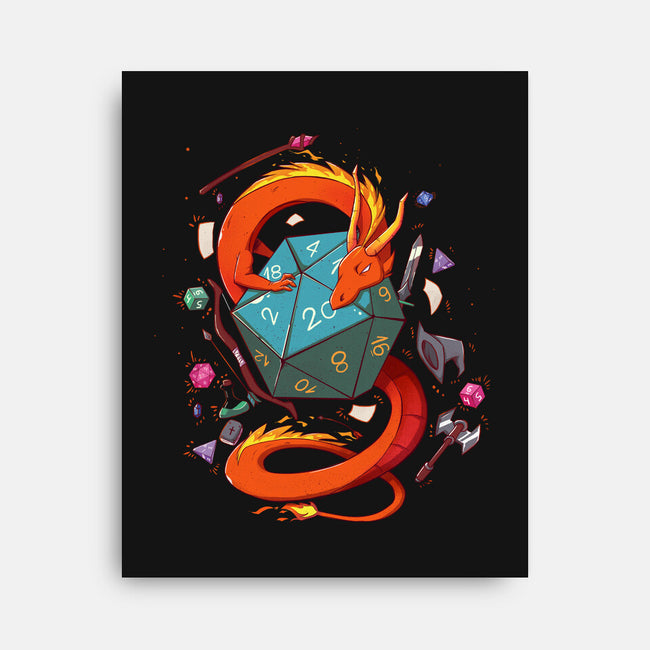 RPG Dragon-none stretched canvas-jacnicolauart
