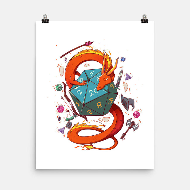 RPG Dragon-none matte poster-jacnicolauart