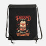 Proud Naughty Cat-none drawstring bag-Snouleaf