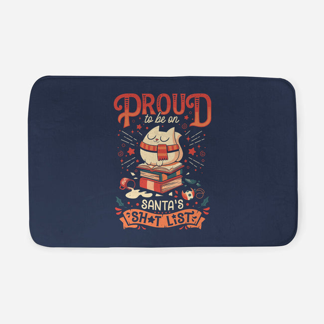 Proud Naughty Cat-none memory foam bath mat-Snouleaf
