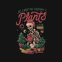 All I Want For Christmas Is Plants-none stretched canvas-eduely