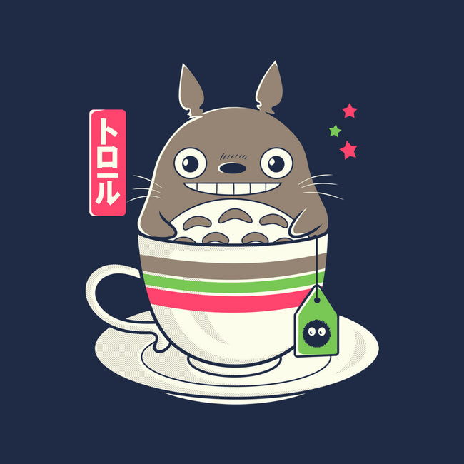 Totoro Coffee-none stretched canvas-Douglasstencil
