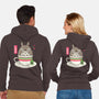 Totoro Coffee-unisex zip-up sweatshirt-Douglasstencil