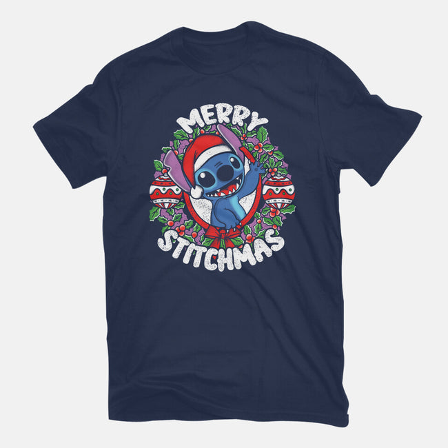 Merry Stitchmas-womens fitted tee-turborat14