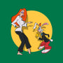Rabbit Fiction-none adjustable tote bag-Getsousa!