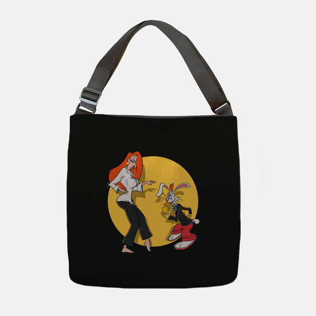 Rabbit Fiction-none adjustable tote bag-Getsousa!