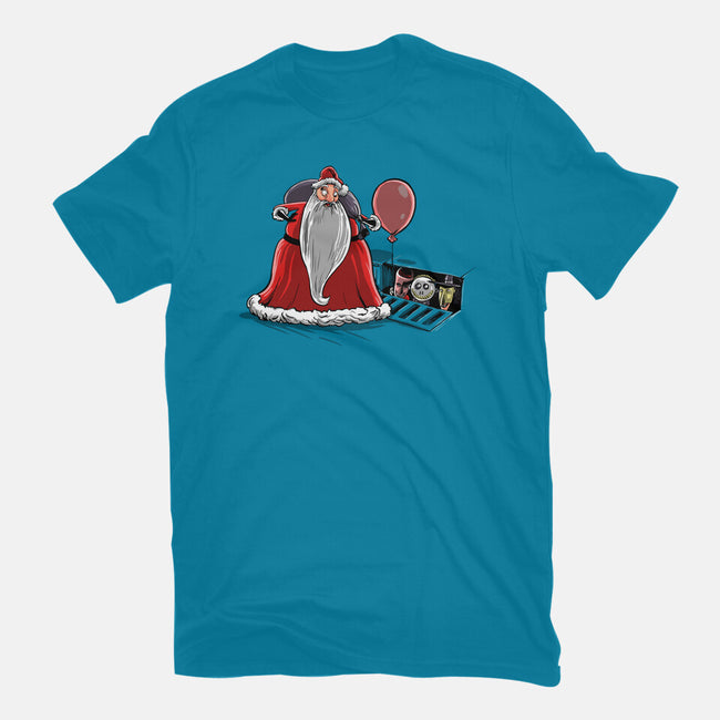We All Float Down Here Santa-mens heavyweight tee-zascanauta