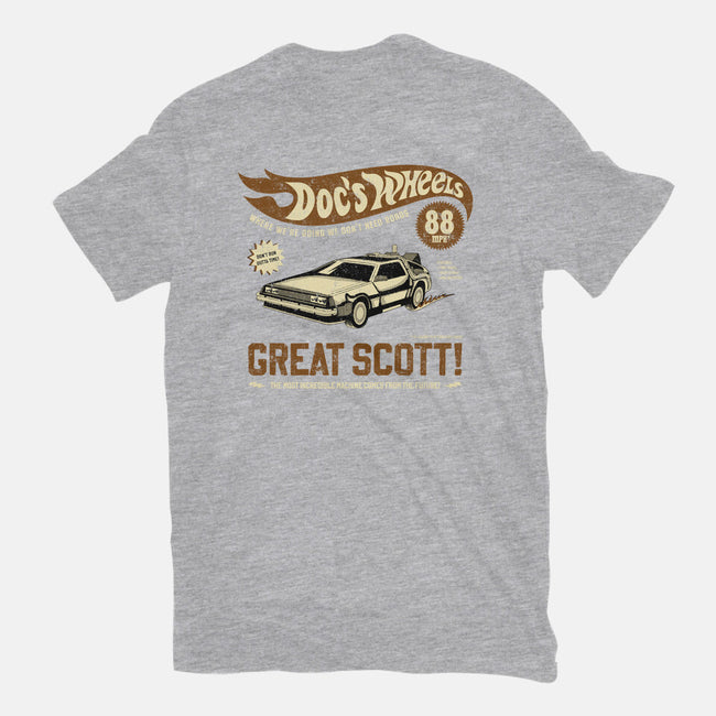 Doc's Wheels-womens fitted tee-retrodivision