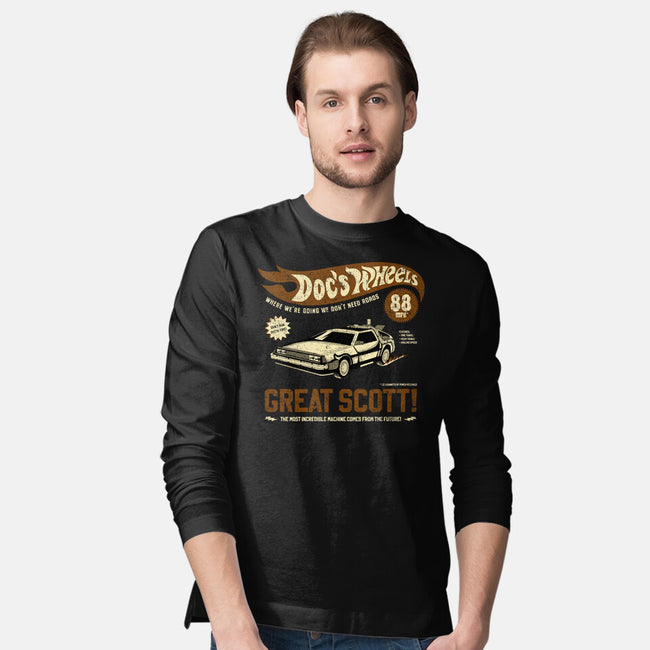 Doc's Wheels-mens long sleeved tee-retrodivision