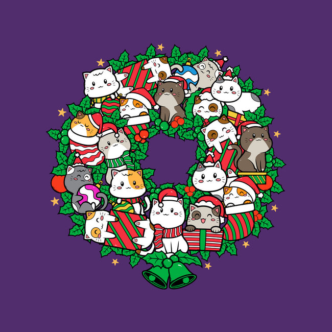 Catmas Wreath-none stretched canvas-bloomgrace28