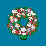 Catmas Wreath-none stretched canvas-bloomgrace28