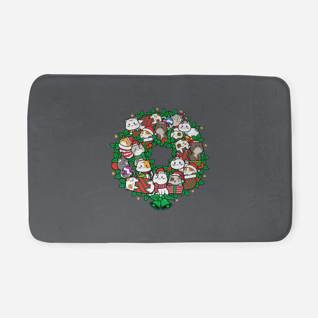 Catmas Wreath-none memory foam bath mat-bloomgrace28