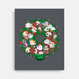 Catmas Wreath-none stretched canvas-bloomgrace28