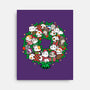Catmas Wreath-none stretched canvas-bloomgrace28