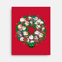 Catmas Wreath-none stretched canvas-bloomgrace28