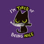 Tired Of Being Nice-none matte poster-BlancaVidal