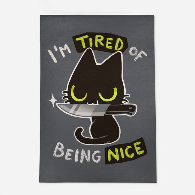 Tired Of Being Nice-none indoor rug-BlancaVidal