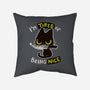 Tired Of Being Nice-none removable cover throw pillow-BlancaVidal