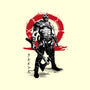 Killer Of Gods Sumi-e-none stretched canvas-DrMonekers