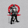 Killer Of Gods Sumi-e-womens basic tee-DrMonekers