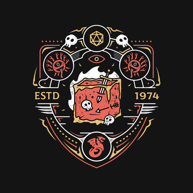 Dungeon Top Enemies Emblem-mens heavyweight tee-Logozaste