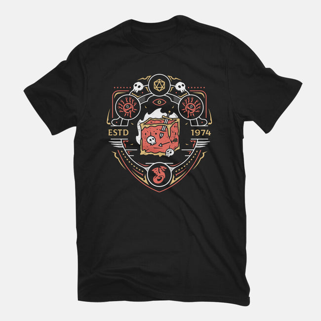 Dungeon Top Enemies Emblem-mens heavyweight tee-Logozaste