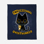 Pro Overthinker-none fleece blanket-BlancaVidal