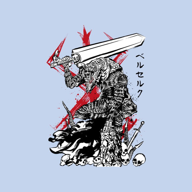 Lone Swordsman Sumi-e-baby basic tee-DrMonekers