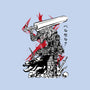Lone Swordsman Sumi-e-baby basic tee-DrMonekers