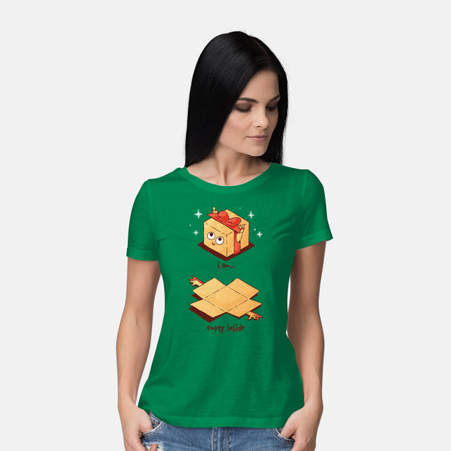 I Am Empty Inside-womens basic tee-zawitees