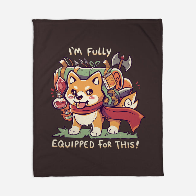 Fully Equipped For This-none fleece blanket-TechraNova