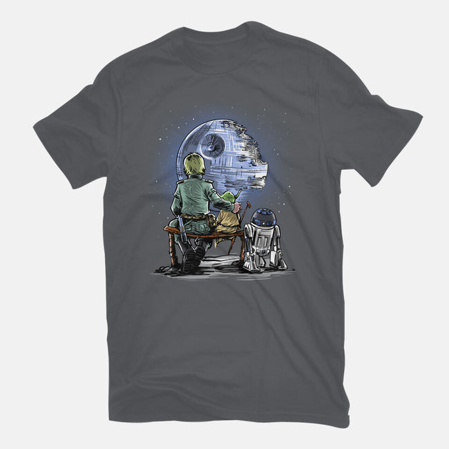 Master And Apprentice Gazing-mens premium tee-zascanauta