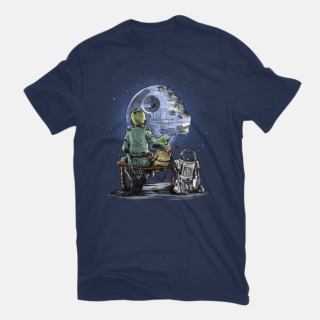 Master And Apprentice Gazing-mens premium tee-zascanauta