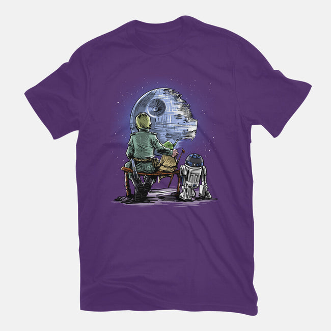 Master And Apprentice Gazing-mens premium tee-zascanauta