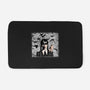 Wednesday Graffiti-none memory foam bath mat-Millersshoryotombo