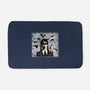 Wednesday Graffiti-none memory foam bath mat-Millersshoryotombo