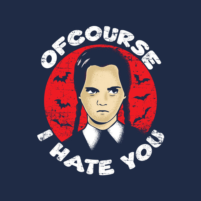 Of Course I Hate You-none fleece blanket-turborat14