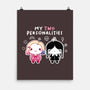 Two Personalities-none matte poster-paulagarcia