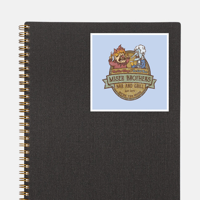 Miser Brothers Bar And Grill-none glossy sticker-kg07